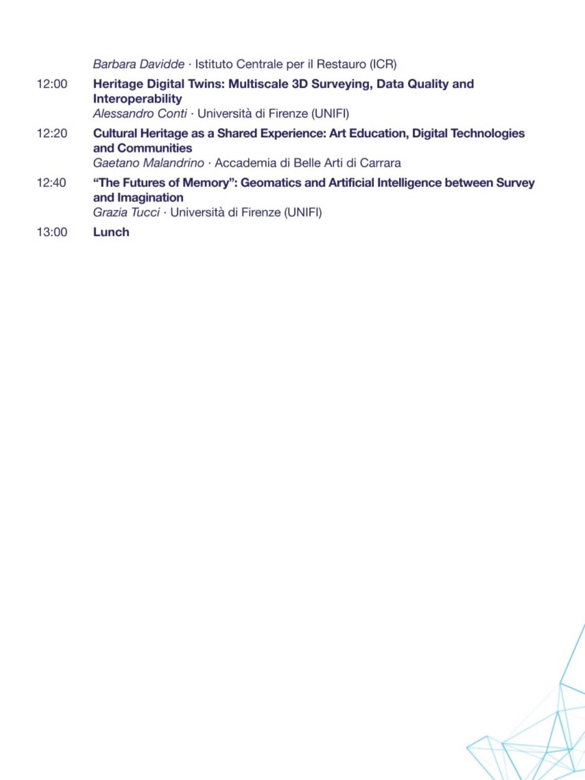 Programme: INTERNATIONAL MEETING | 13–14 OCTOBER 2026 | MATERA, ITALY