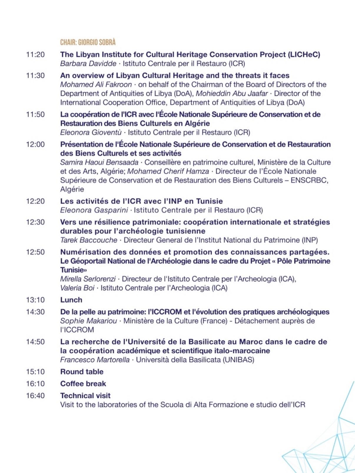 Programme: INTERNATIONAL MEETING | 13–14 OCTOBER 2026 | MATERA, ITALY