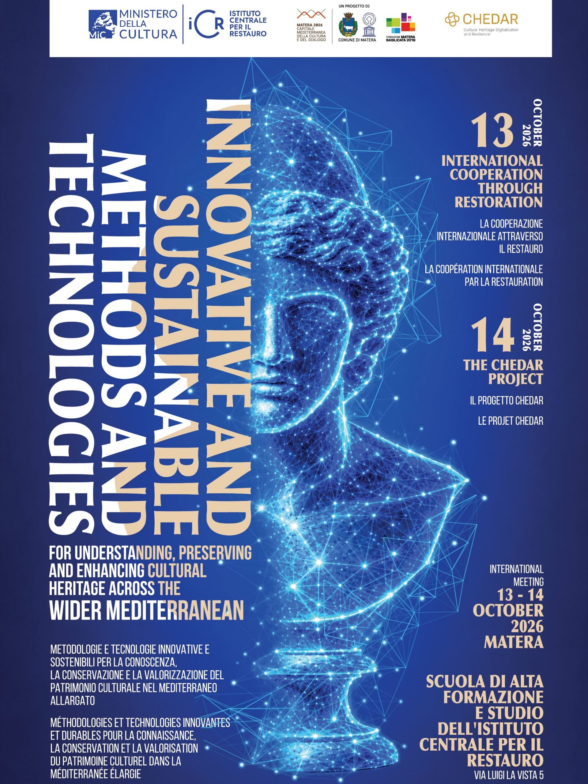 INTERNATIONAL MEETING | 13–14 OCTOBER 2026 | MATERA, ITALY